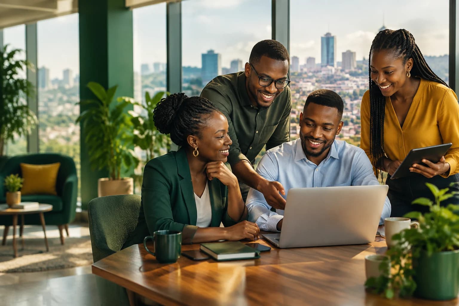 Small business team in Kampala